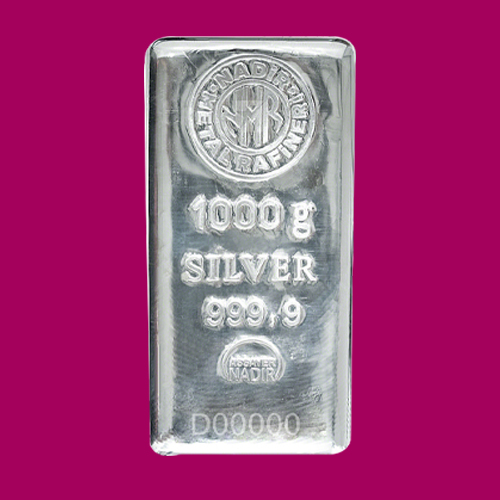 Silver Cast Bar - 1000