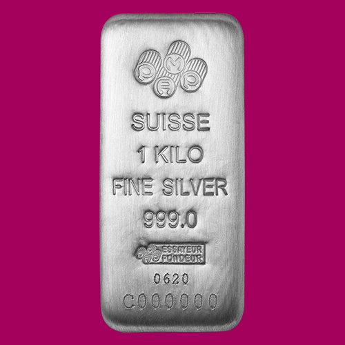 Silver Cast Bar - 1KG