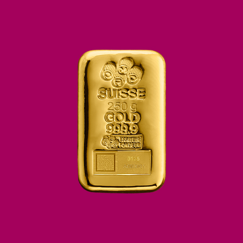 Gold Cast Bar - 250G