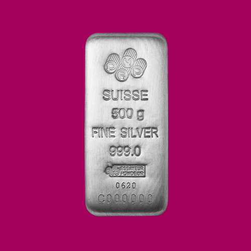 Silver Cast Bar - 500G