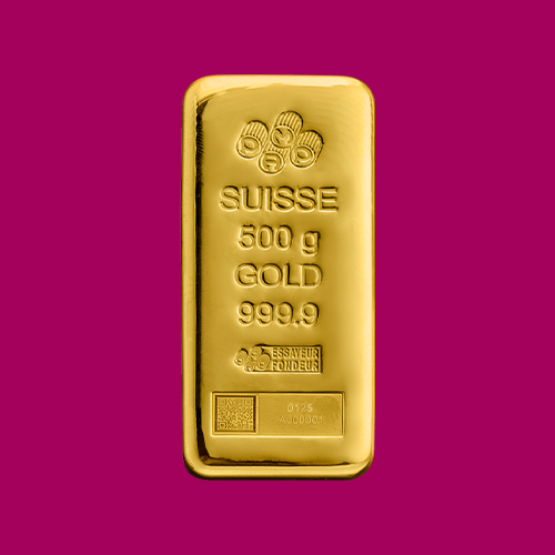 Gold Cast Bar - 500G