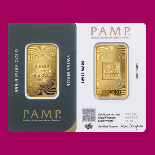 Suisse Minted Bar - 1 Oz